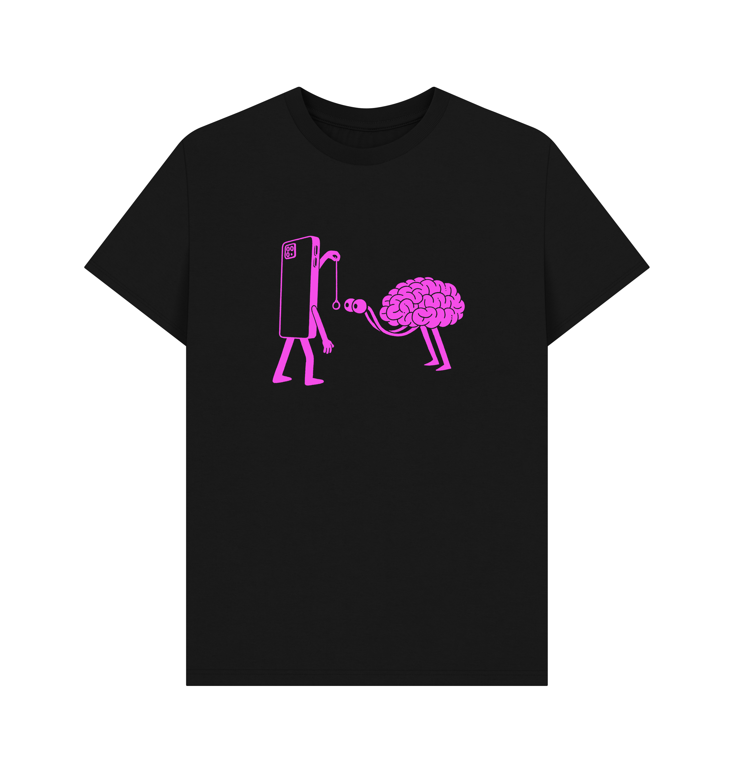 Black t-shirt with Hypnotist graphic